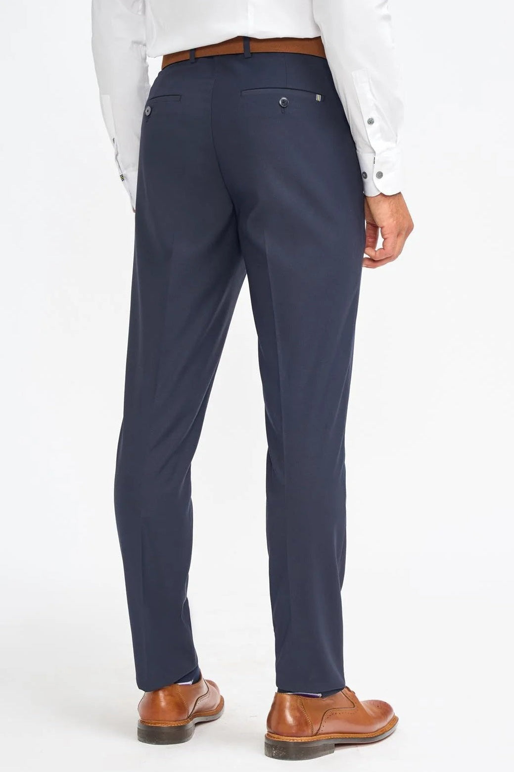 MALIBU – NAVY BLUE TAILORED SUIT TROUSER CAVANI
