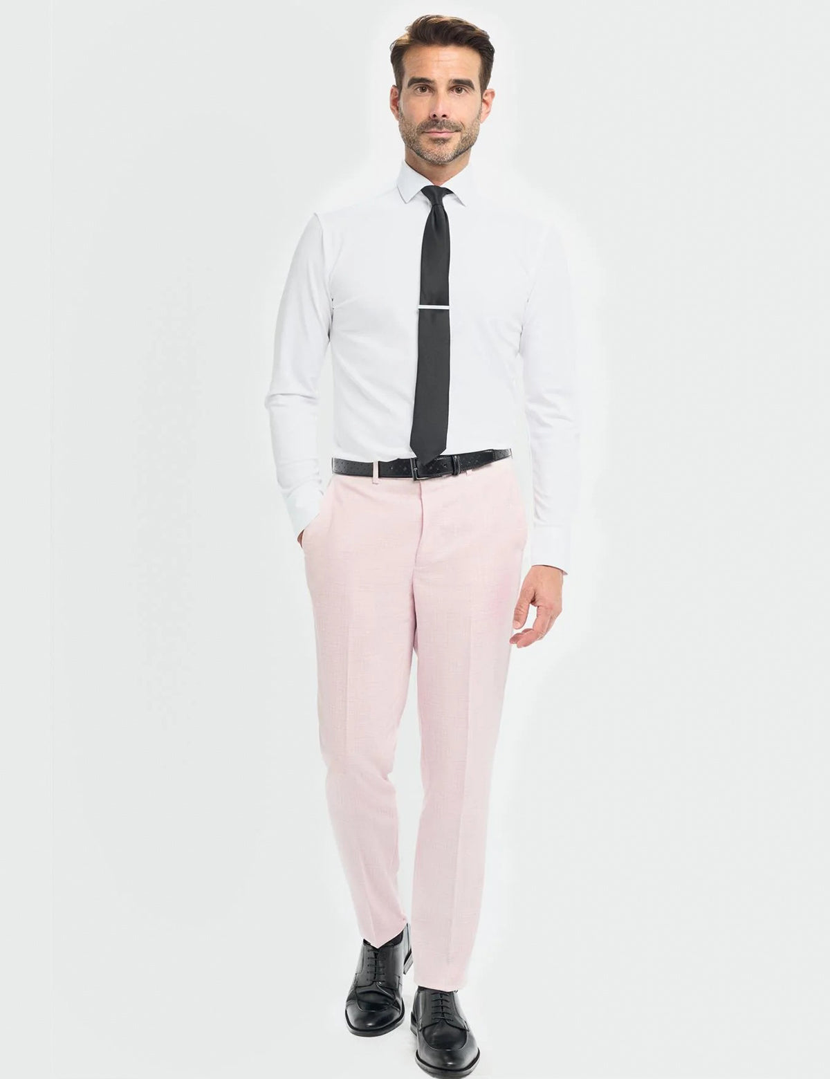 Cavani – Tropez Pink Tailored Trousers