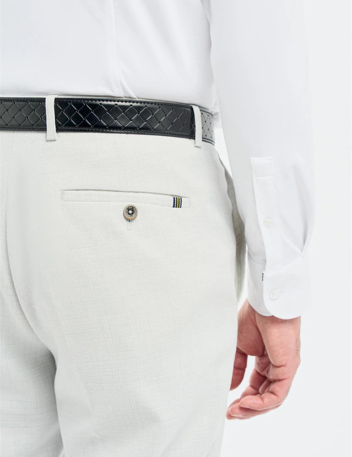 Cavani – Tropez Grey Tailored Trousers