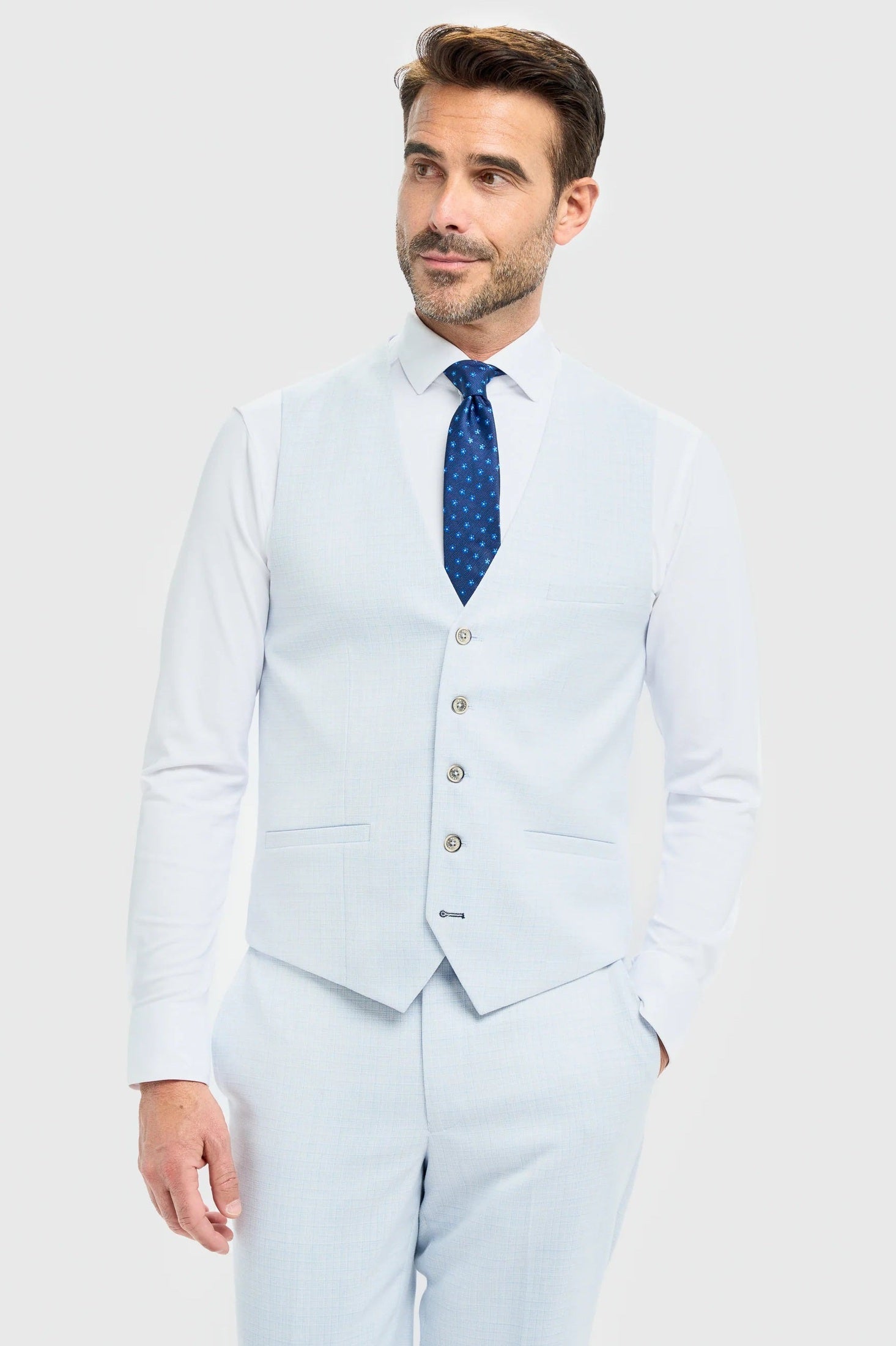 House of Cavani – Tropez Sky Blue Waistcoat CAVANI