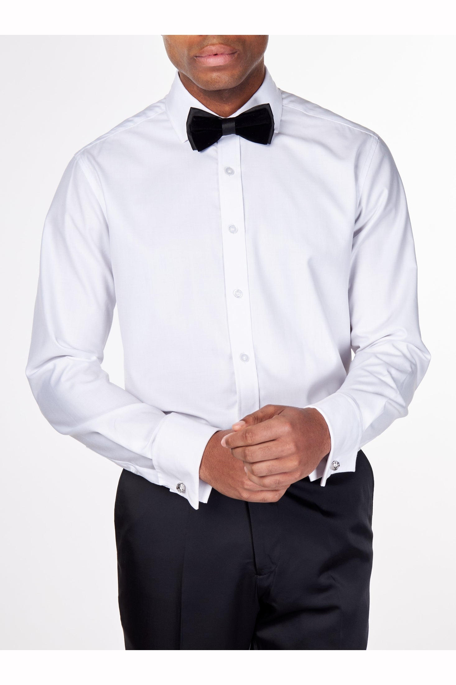 Mens Velvet Adjustable Bowtie Cufflink Hankie Set Wedding Party Smart Neck Tie