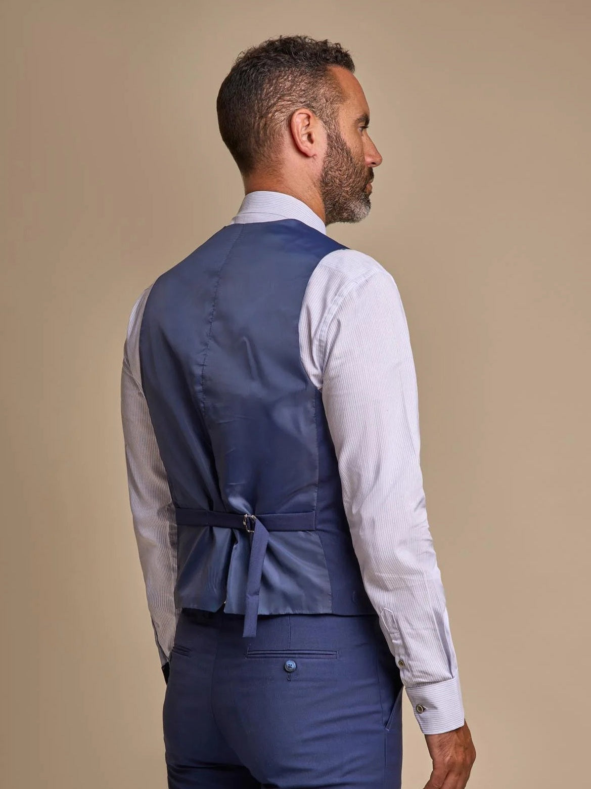 CAVANI JEFFERSON NAVY CLASSIC MEN’S 3 PIECE SUIT CAVANI