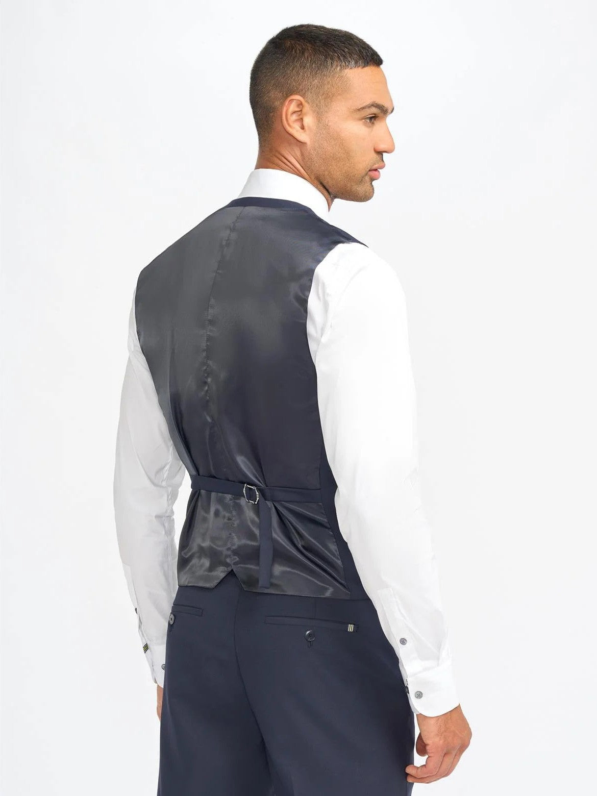 MALIBU – NAVY 3 PIECE TAILORED FIT SUIT CAVANI