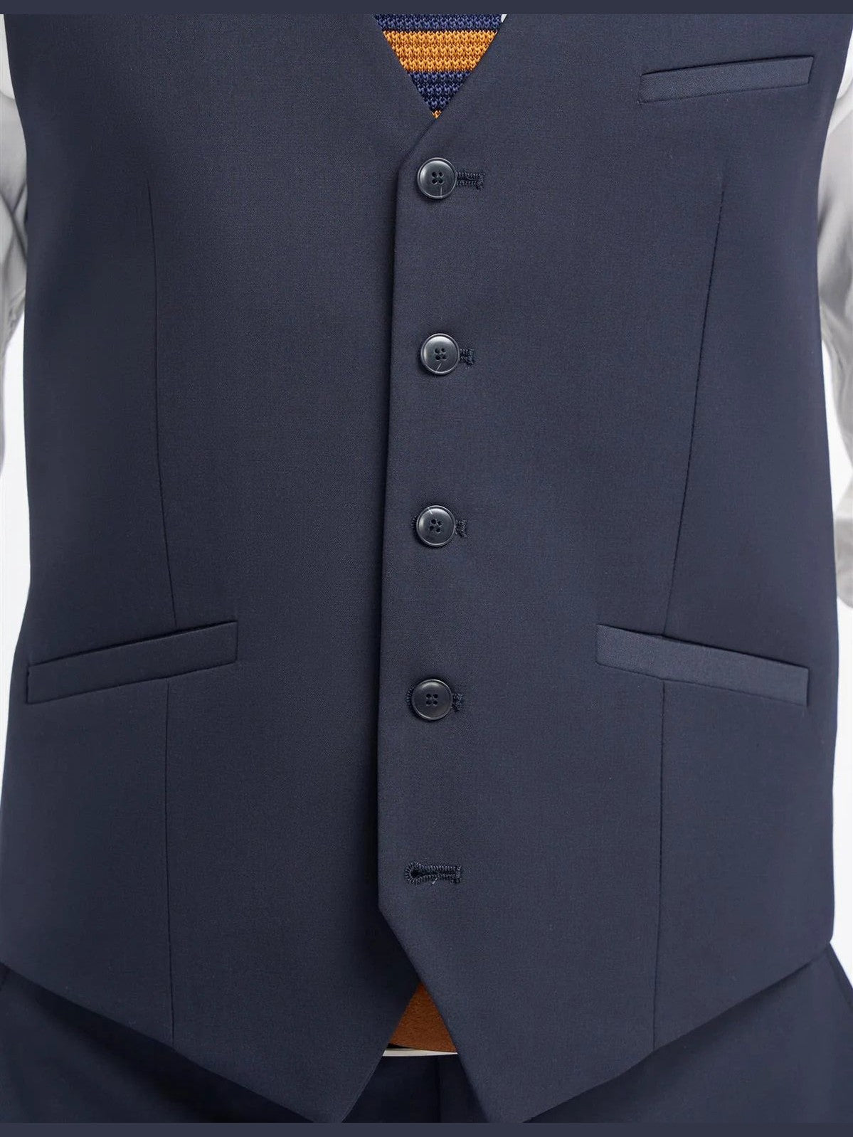 MALIBU – NAVY BLUE TAILORED WAISTCOAT CAVANI