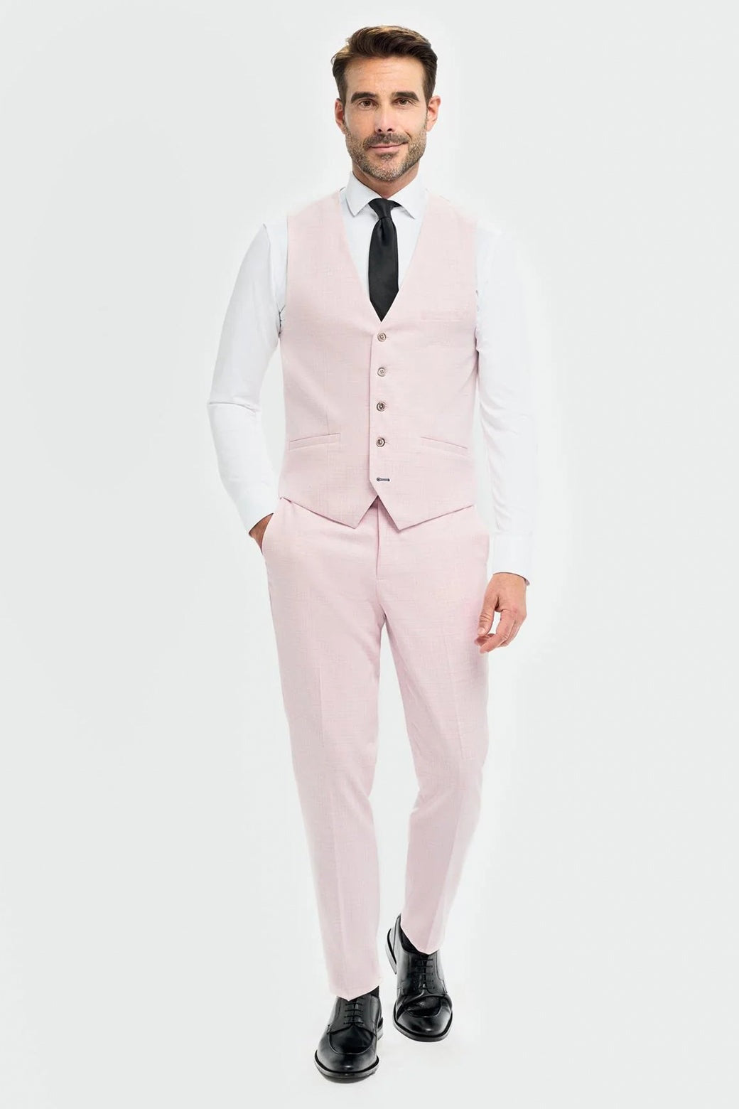 Cavani – Tropez Tailored Pink Waistcoat