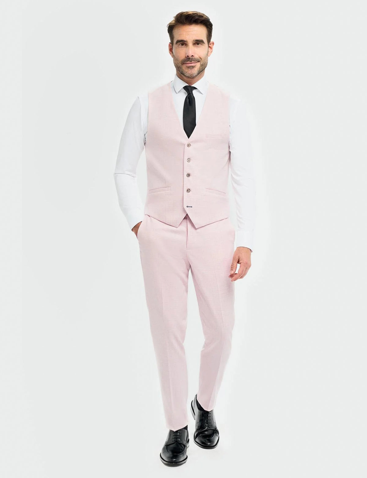 Cavani – Tropez Tailored Pink Waistcoat