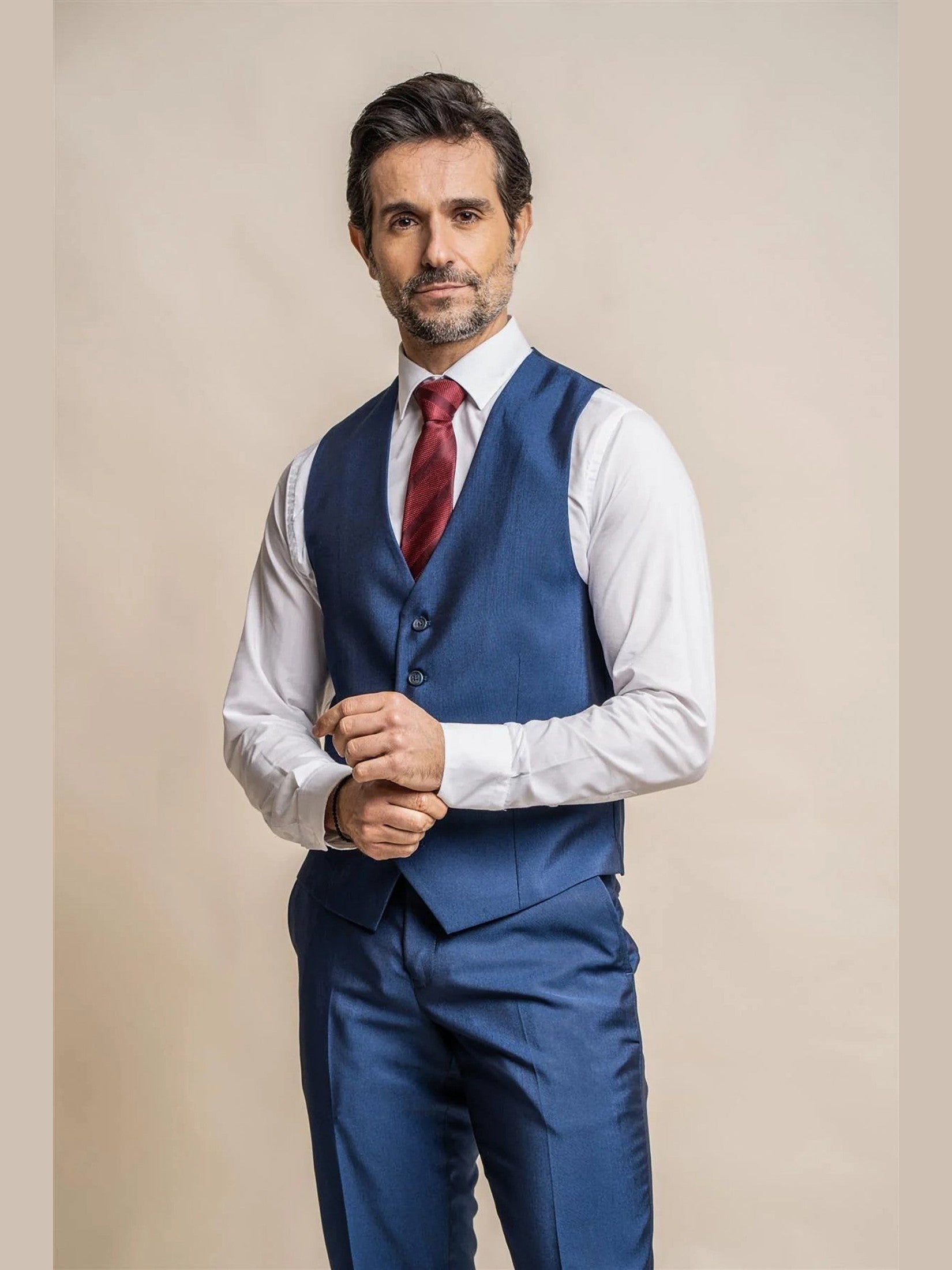 FORD NAVY WAISTCOAT CAVANI