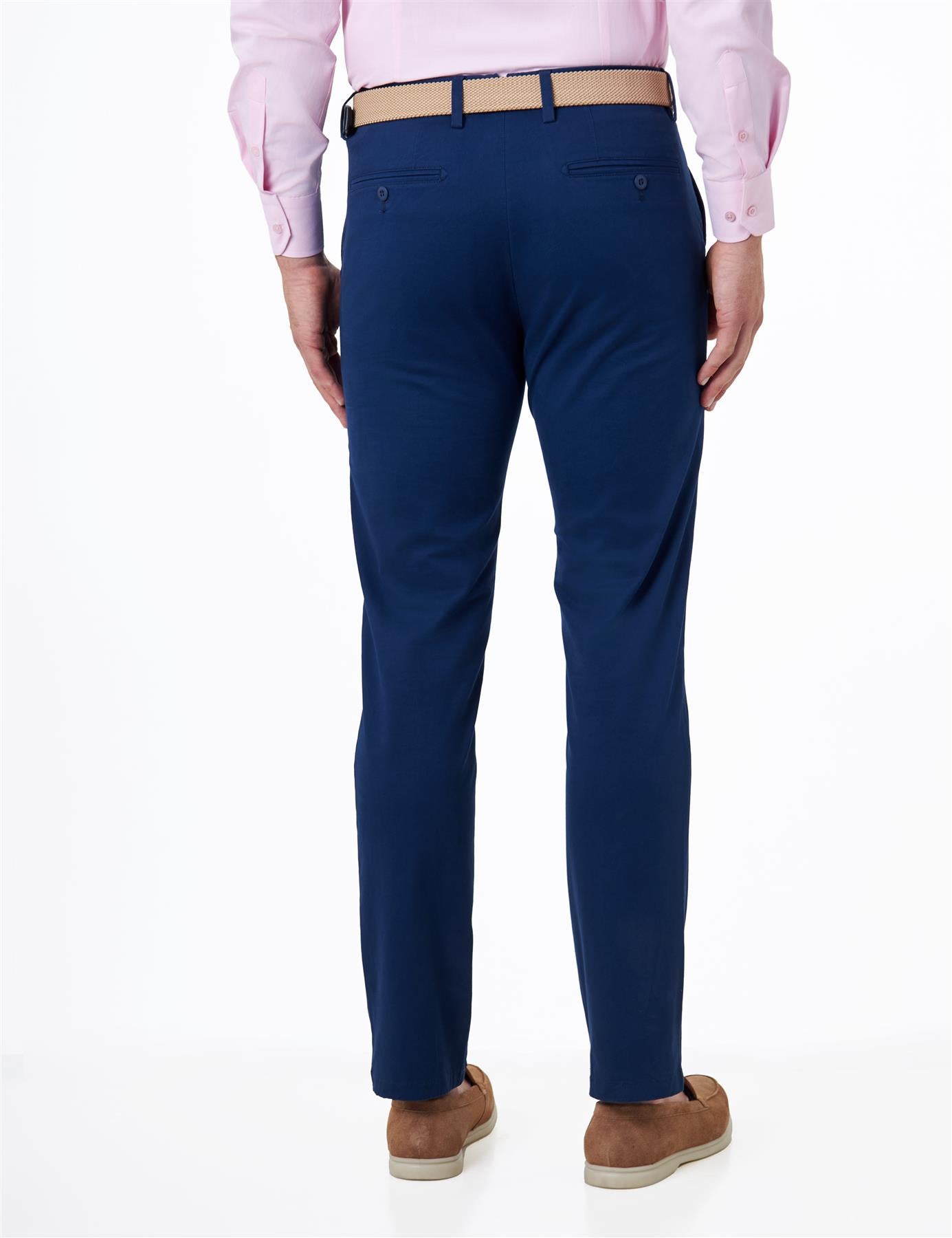 COTTON STRETCH CHINO NAVY BLUE