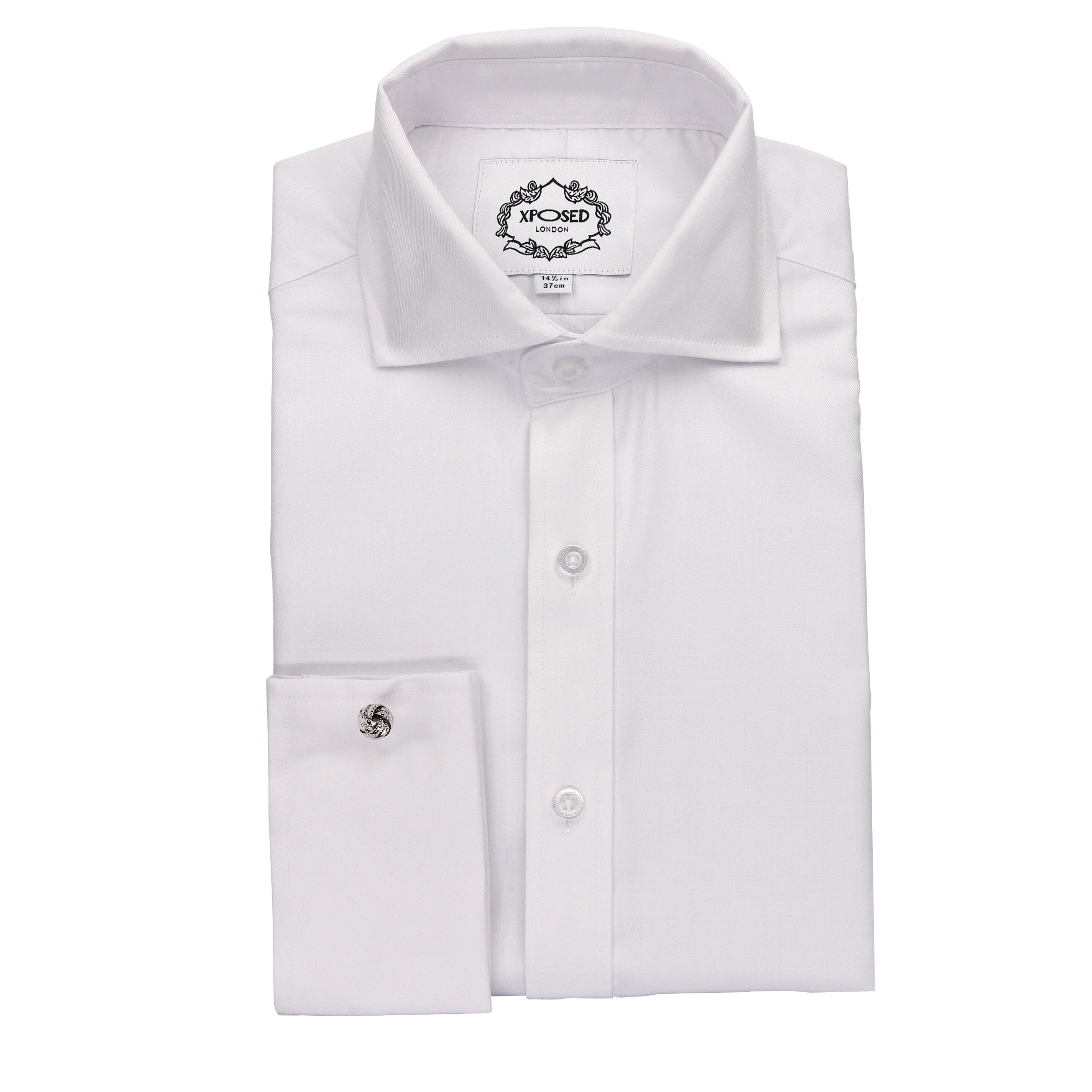 SILVER KNOT BALL CUFFLINKS