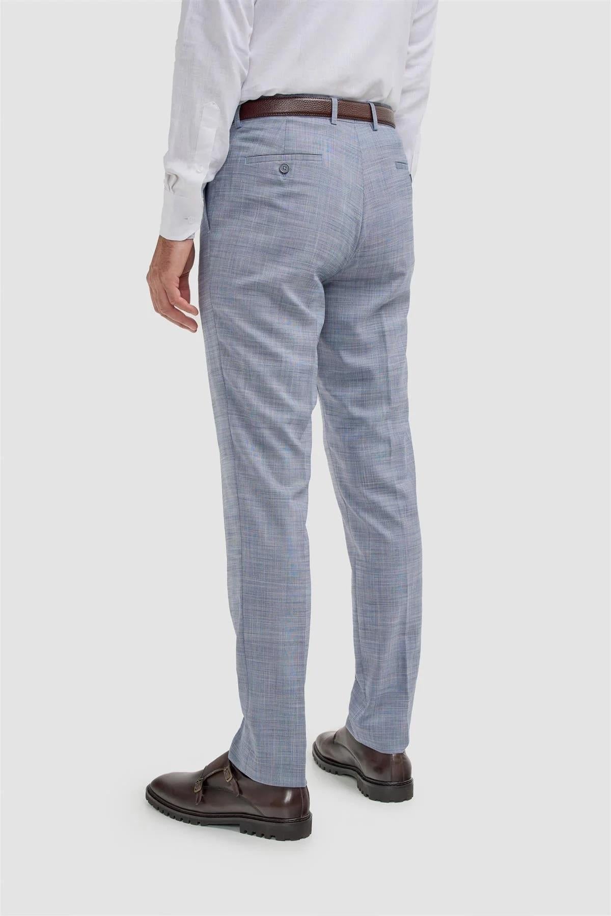 Cavani Camden Blue Tailored Trousers CAVANI