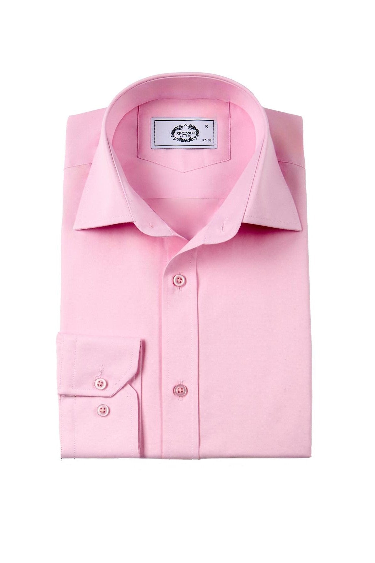 CLASSIC PINK SINGLE CUFF TAILORED FIT SHIRT