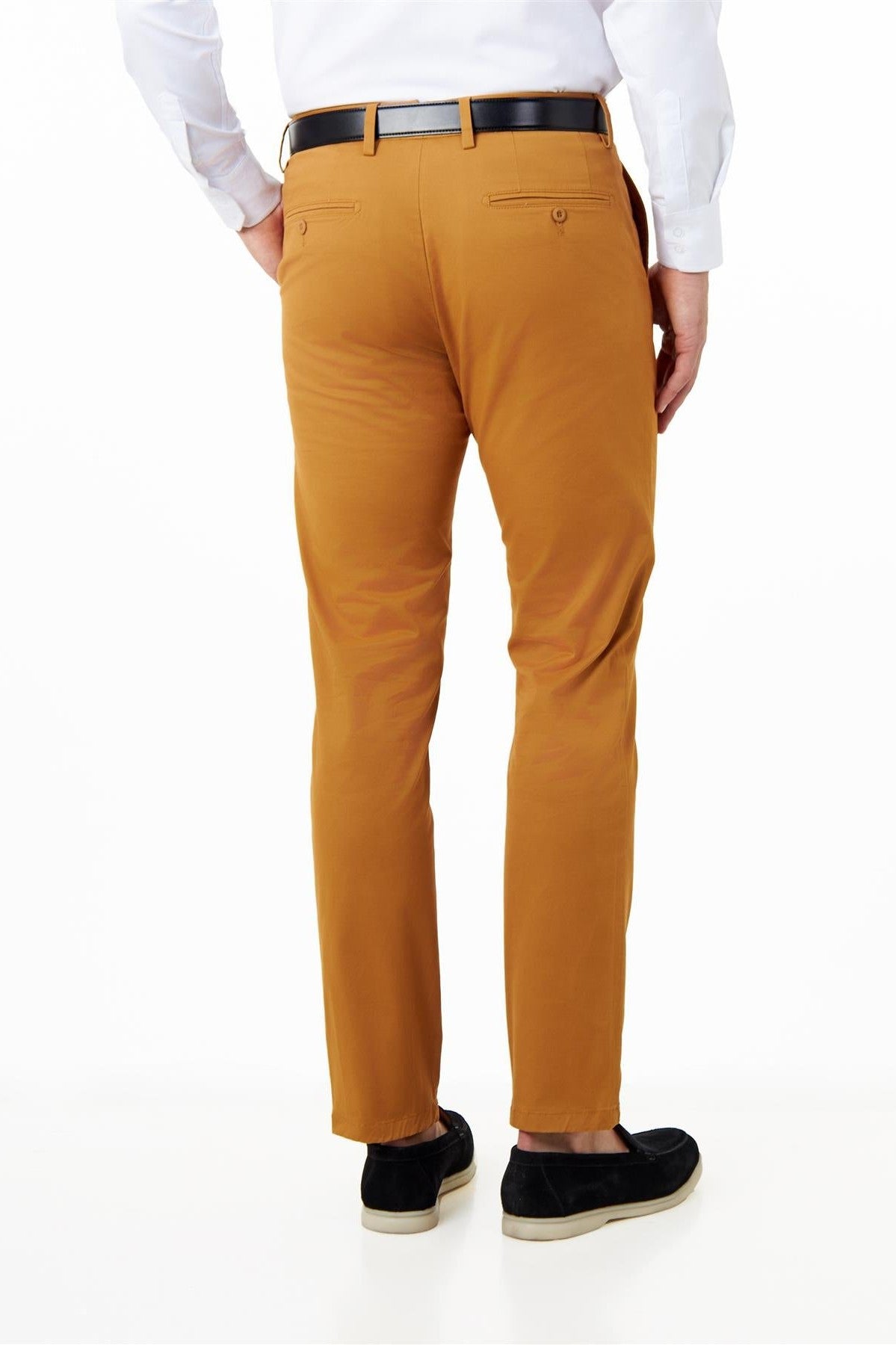 COTTON STRETCH CHINO TAN YELLOW