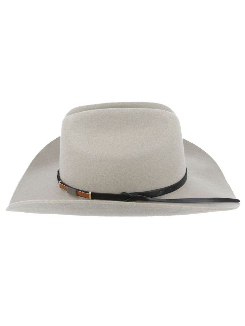 CREAM PURE WOOL STIFF COWBOY HAT