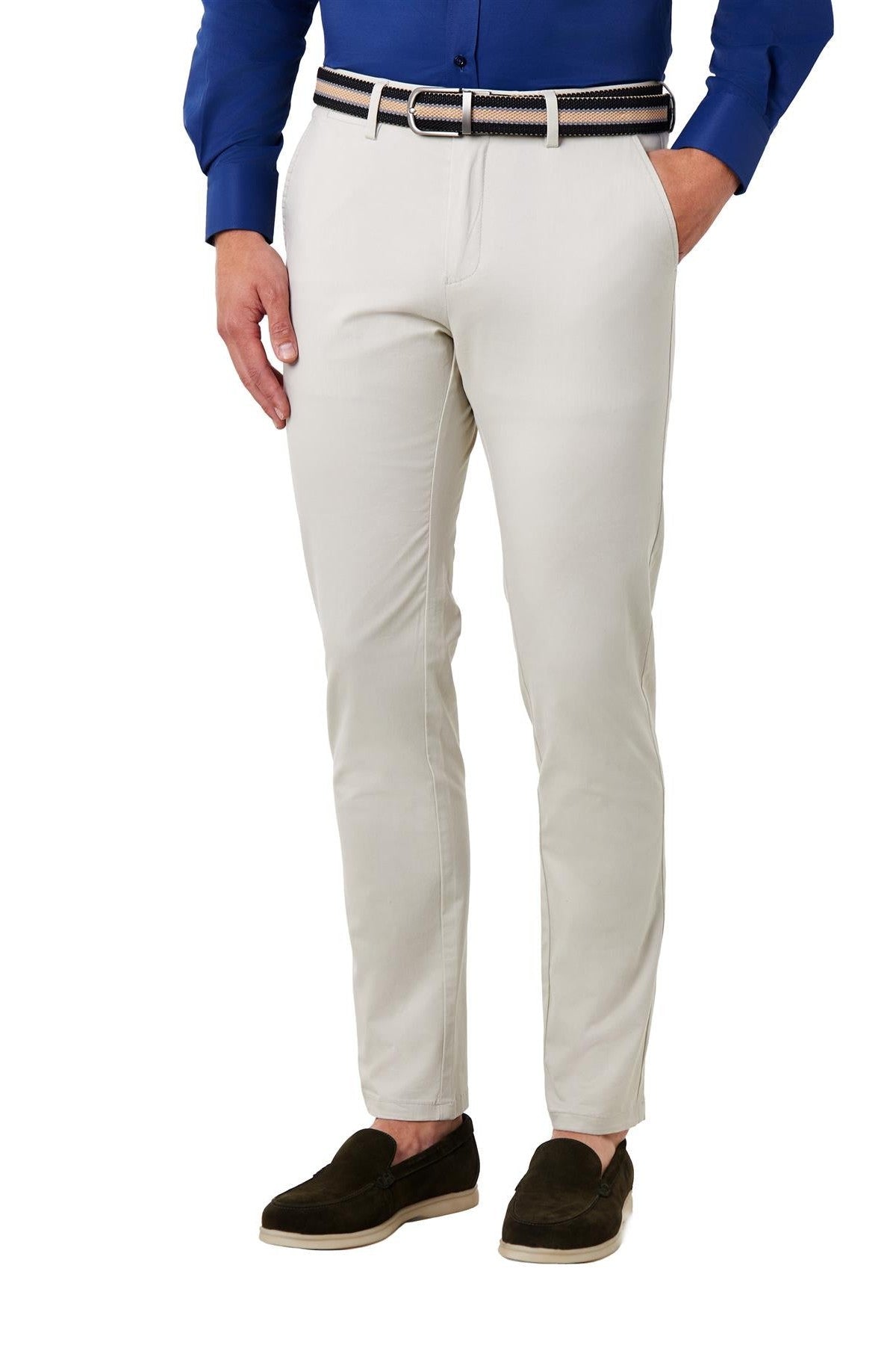 COTTON STRETCH CHINO SANDSTONE