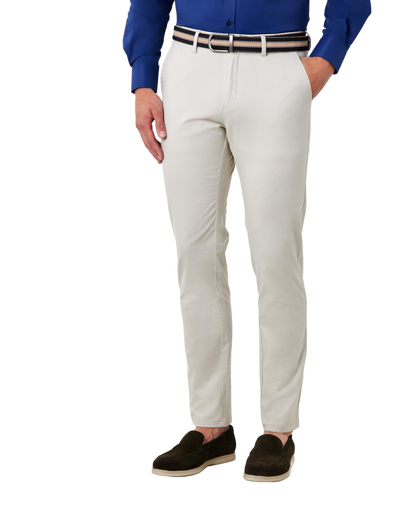 COTTON STRETCH CHINO SANDSTONE