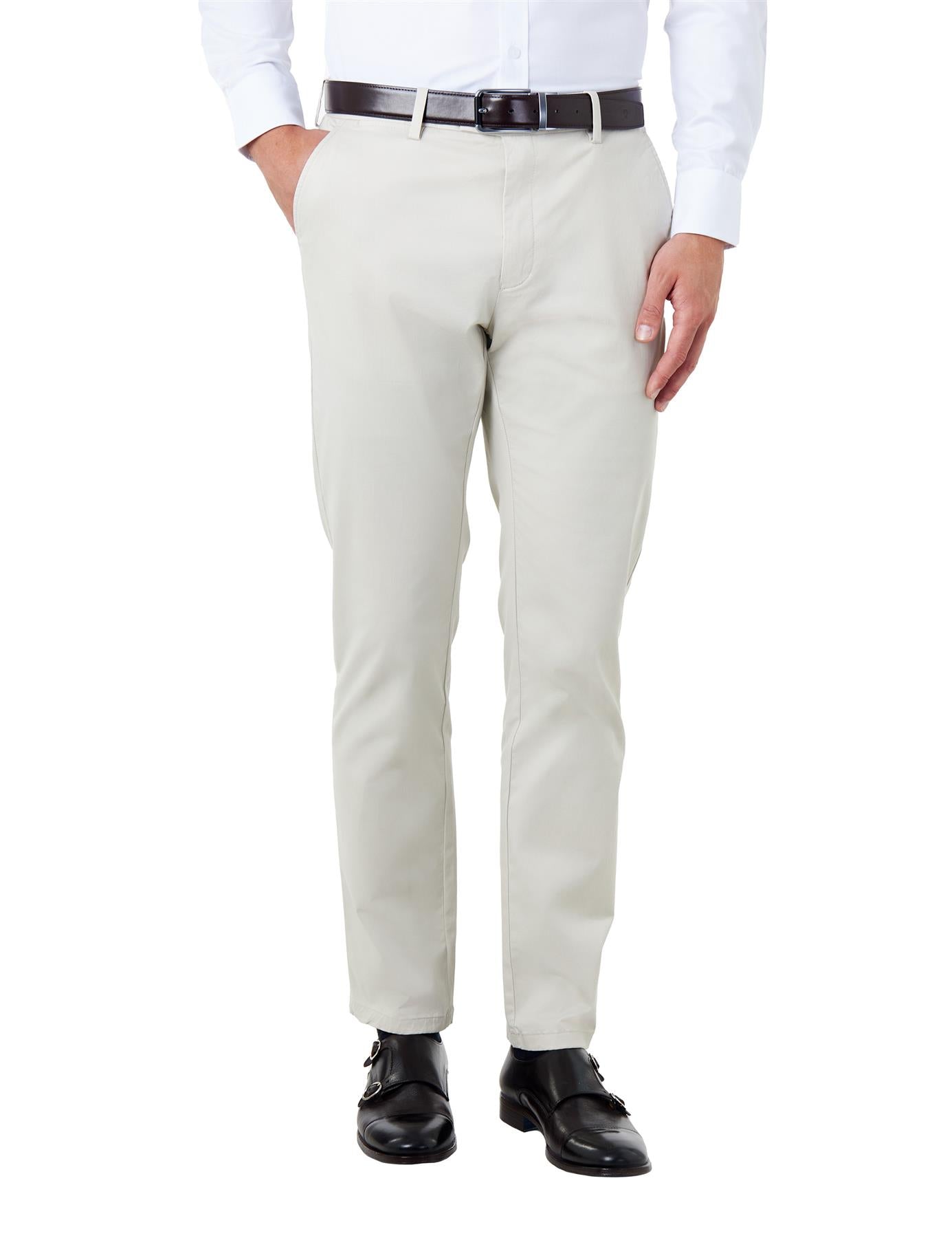 COTTON STRETCH CHINO SANDSTONE