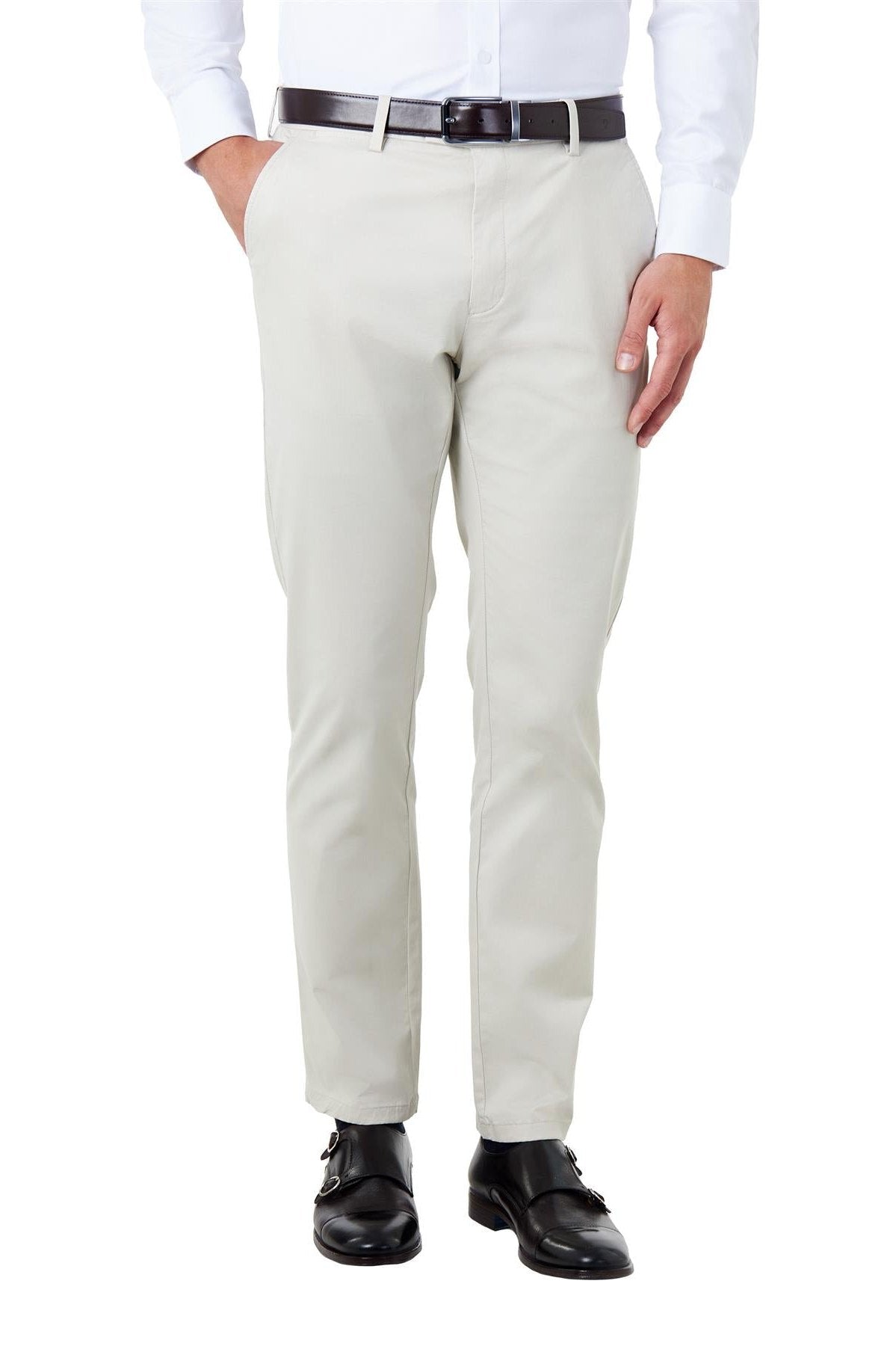 COTTON STRETCH CHINO SANDSTONE