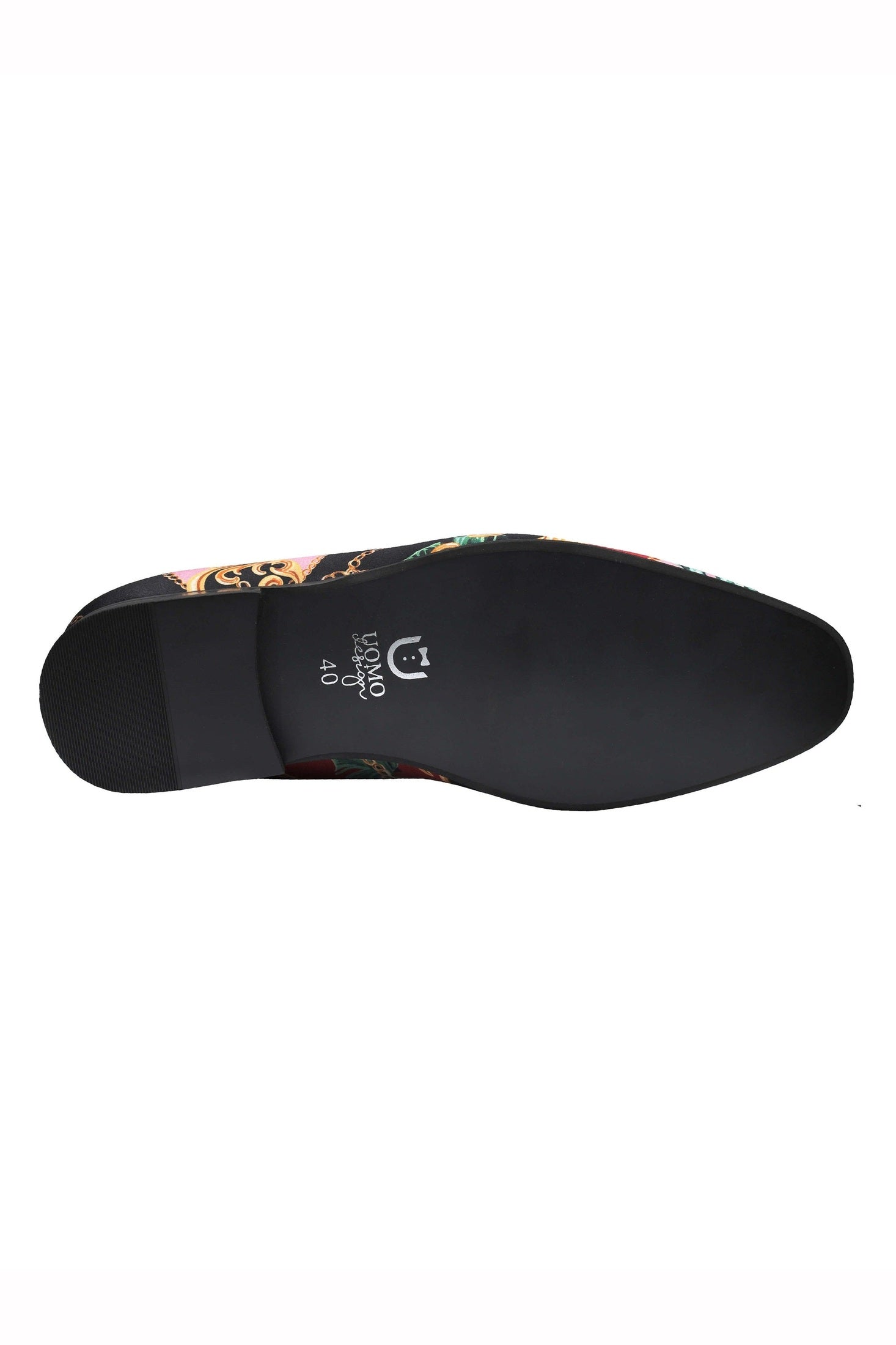 MEN’S BROCADE TASSEL SLIPPERS RETRO WEDDING PARTY SLIP ON LOAFERS SHOES