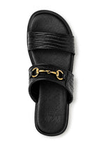 Men's Black Handmade Real Leather Snaffle Bit Open Toe Sandals Sartorial Shoes