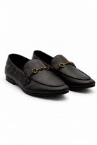 FAZIO Men’s Brown Soft Grain Genuine Leather Snaffle Bit Loafers Sartorial Shoes