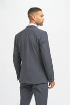 Cavani Bond Wool Rich Charcoal Double Breasted Blazer CAVANI