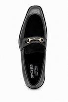 DEXTER Men’s Black Leather & Suede Snaffle Loafers Sartorial Shoes