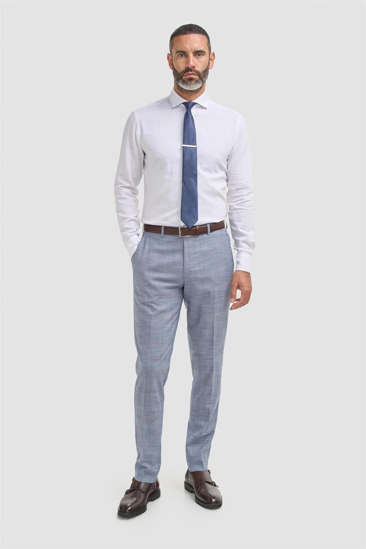Cavani Camden Blue Tailored Trousers CAVANI