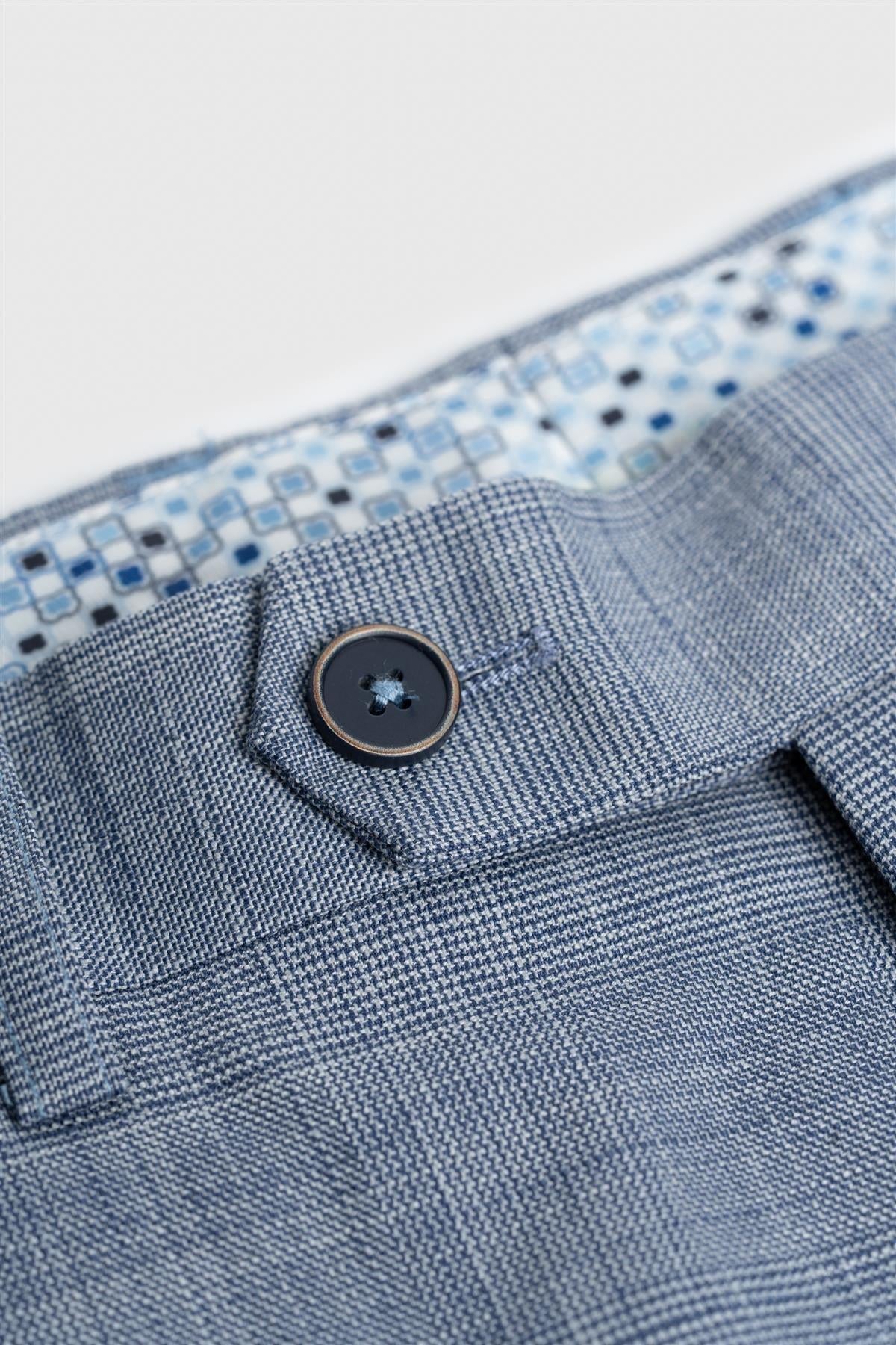 Cavani Camden Blue Tailored Trousers CAVANI