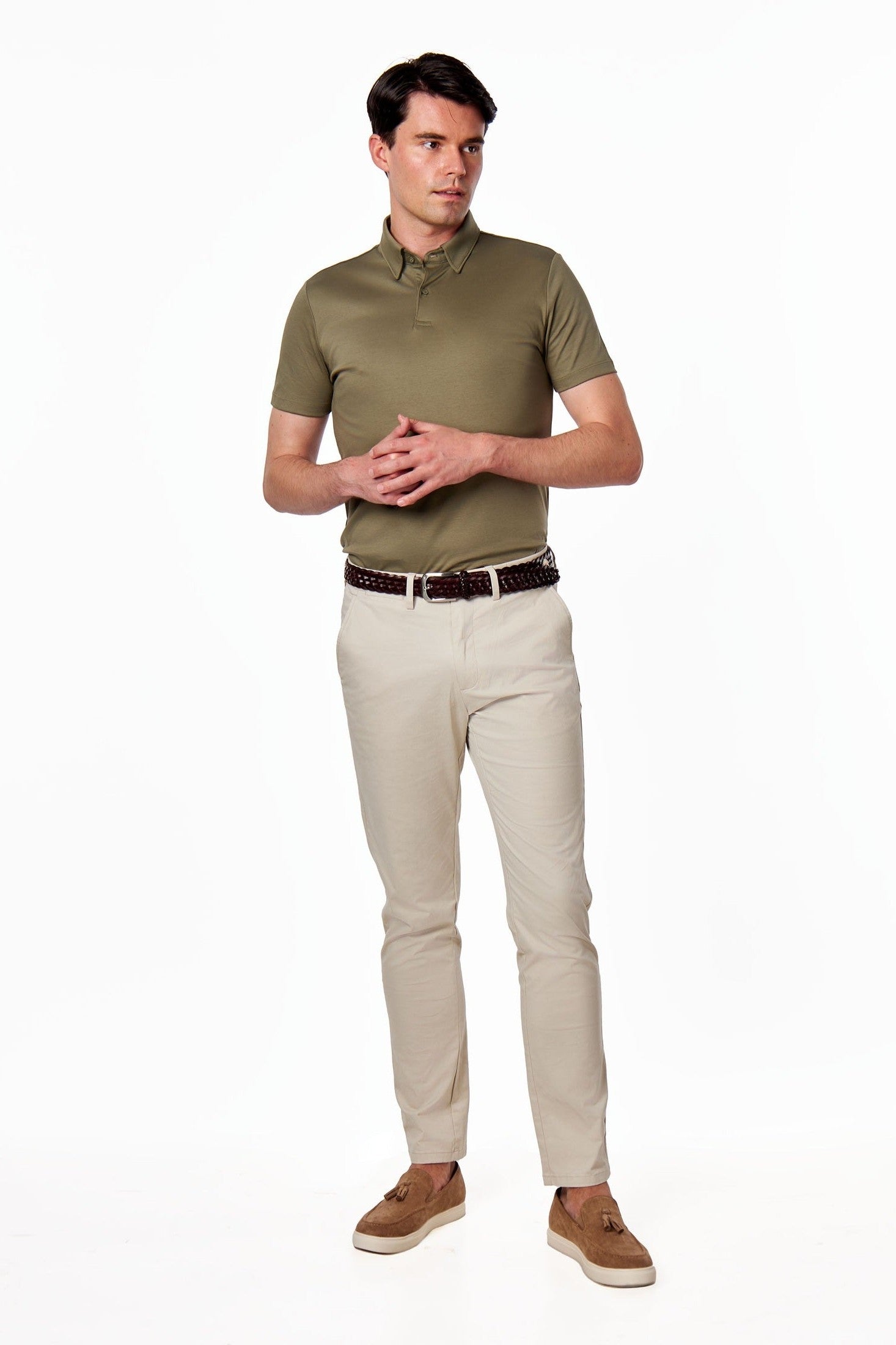 Mercerised Cotton Smart Polo T Shirt Short Sleeve