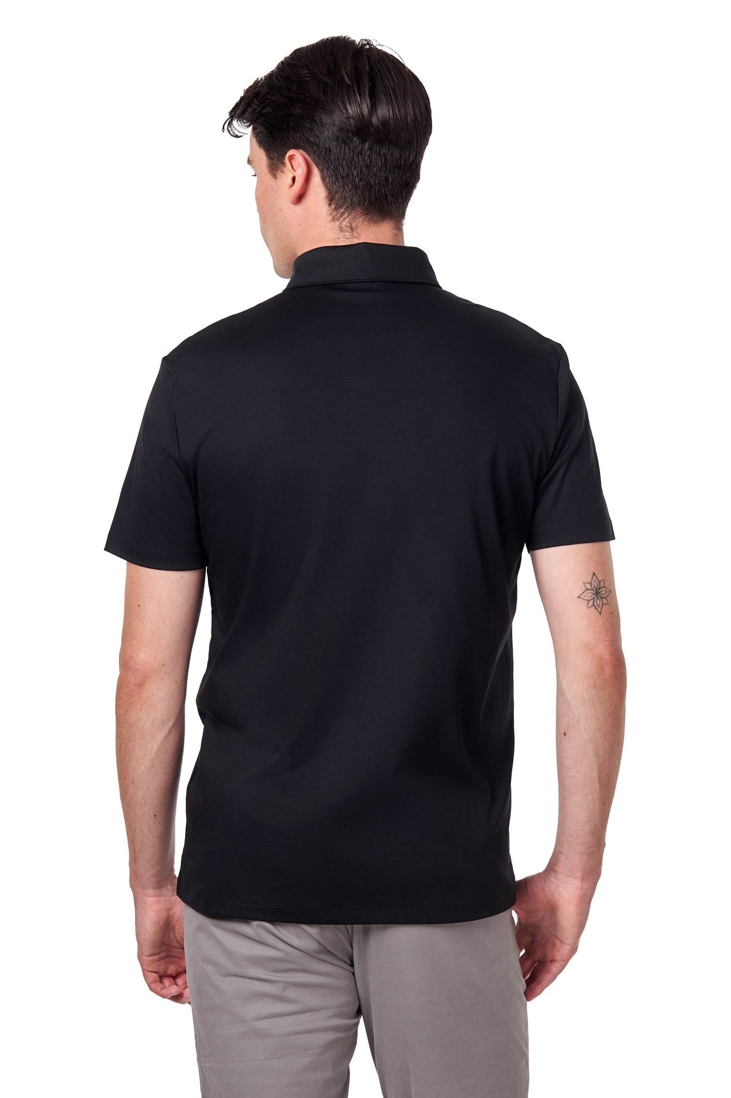 Mercerised Cotton Smart Polo T Shirt Short Sleeve