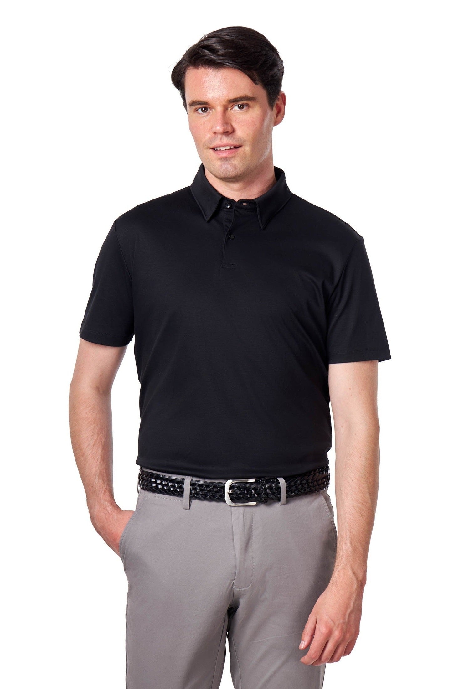Mercerised Cotton Smart Polo T Shirt Short Sleeve