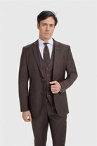 Cavani Bond Auburn Men’s Wool Blend Tailored Fit Blazer CAVANI