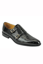CROC PRINT BLACK DOUBLE MONK