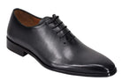 GREY CALF LEATHER WHOLECUT OXFORD LACE UP SHOES