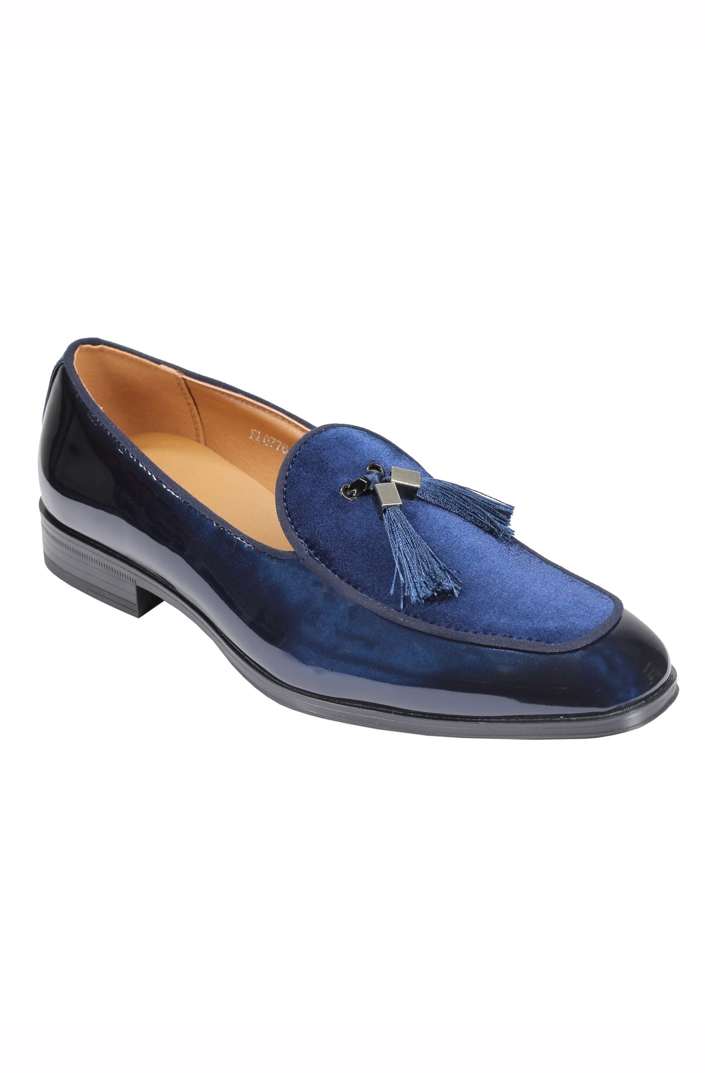 FAUX LEATHER SHINY TASSEL LOAFERS