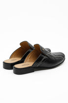 Men’s Glossy Black Handmade Real Leather Half Shoes Sartorial Shoes