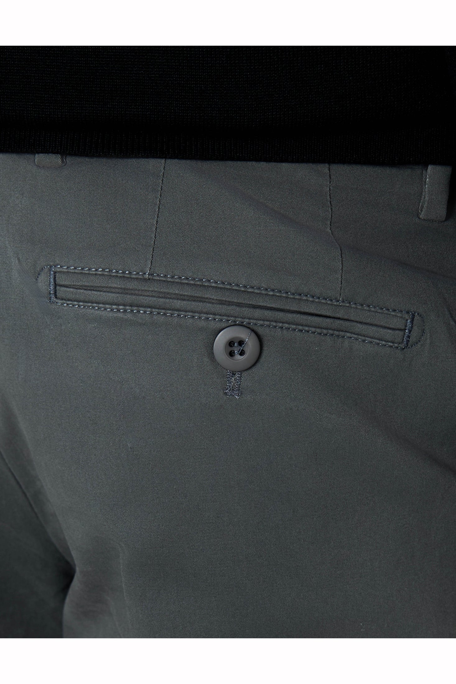 CHARCOAL GREY MENS STRETCH COTTON SMART CHINOS