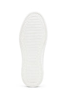 Men’s White Faux Leather Slip-On Trainers Sartorial Shoes