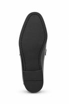 Men's Black Floral Velvet Patent Snaffle Dress Loafers Sartorial Shoes
