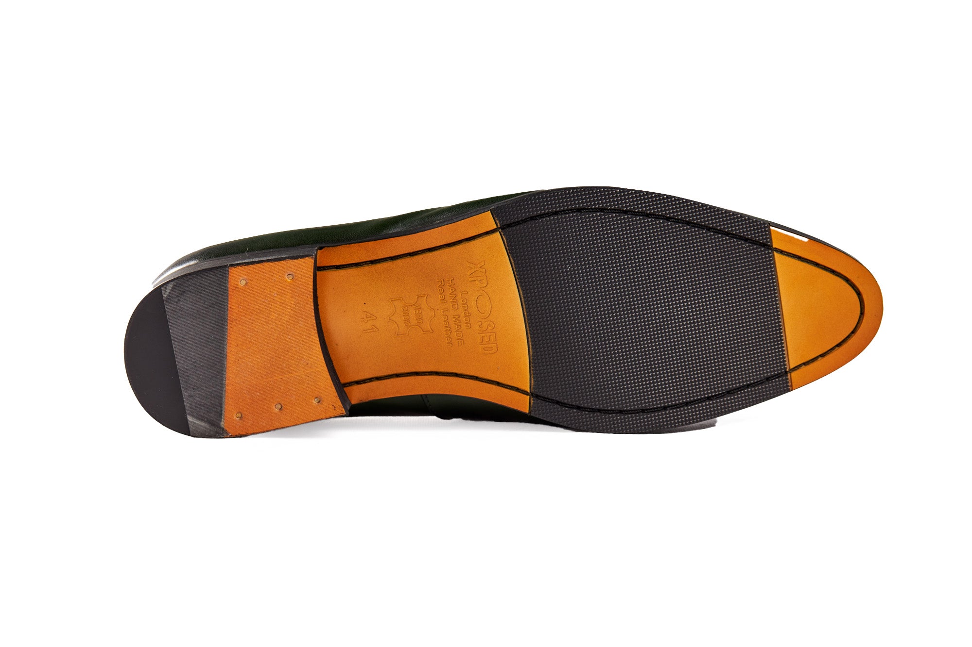 GREEN SUEDE LEATHER BOW TIE LOAFER