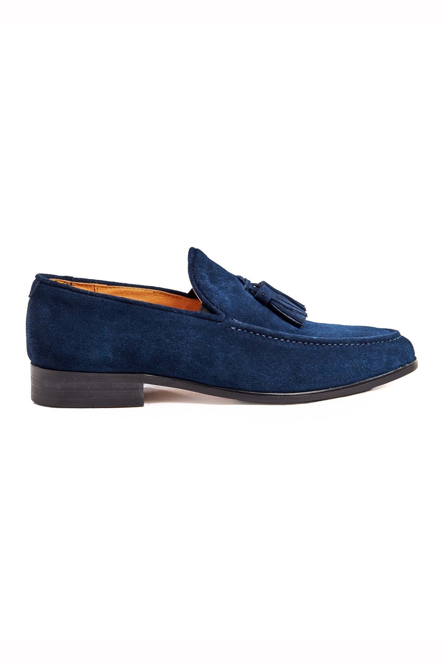 BLUE SUEDE TASSEL LOAFER