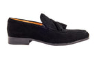 BLACK SUEDE TASSEL LOAFER