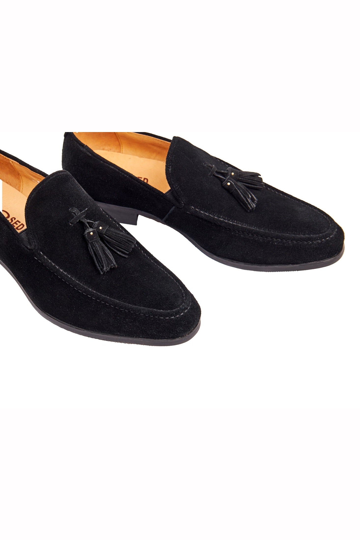 BLACK SUEDE TASSEL LOAFER