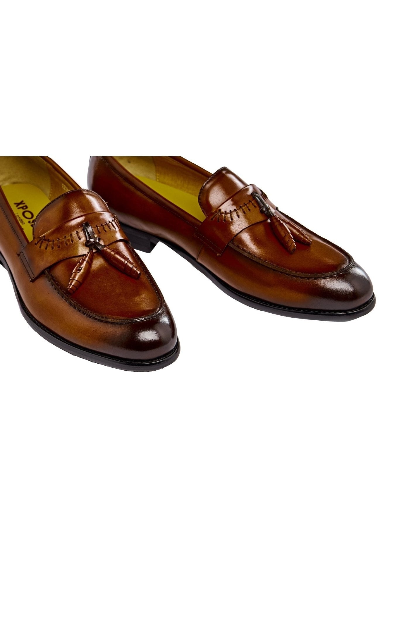 BROWN TASSEL LOAFERS