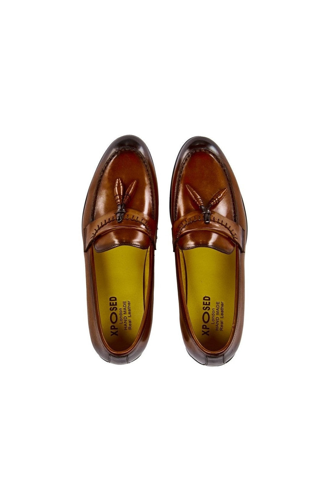 BROWN TASSEL LOAFERS