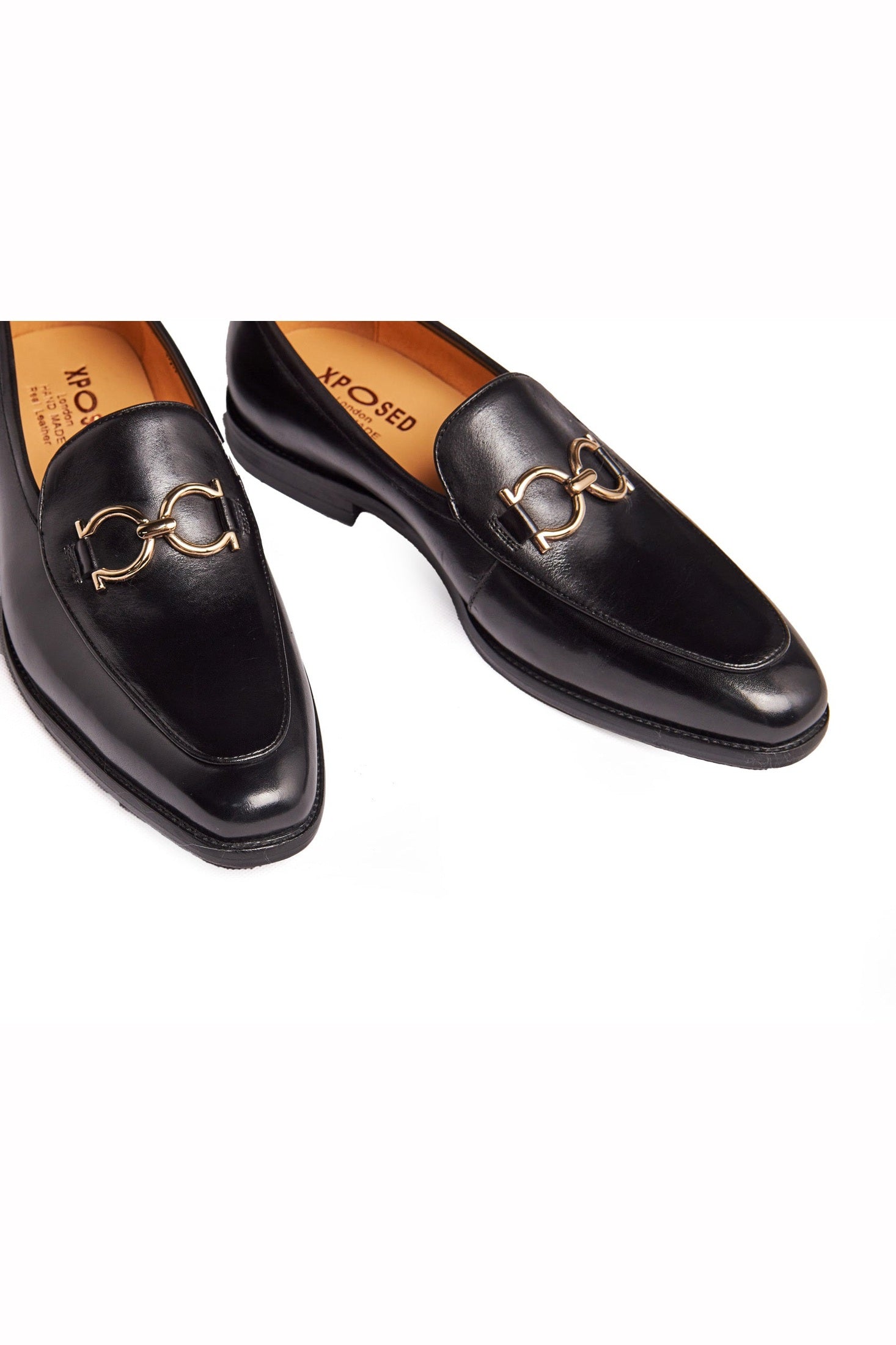 SNAFFLE BIT LOAFERS IN BLACK