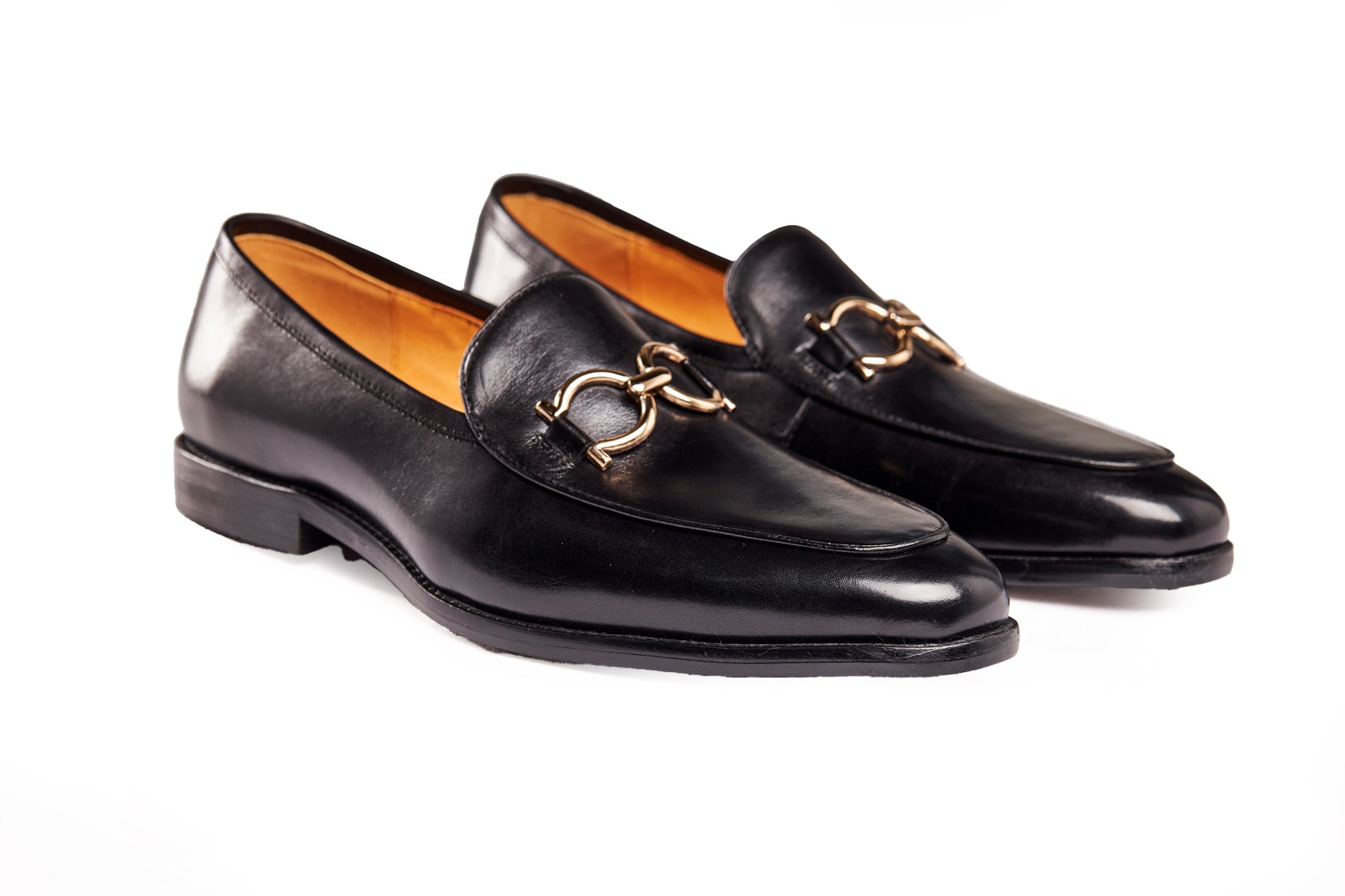 SNAFFLE BIT LOAFERS IN BLACK