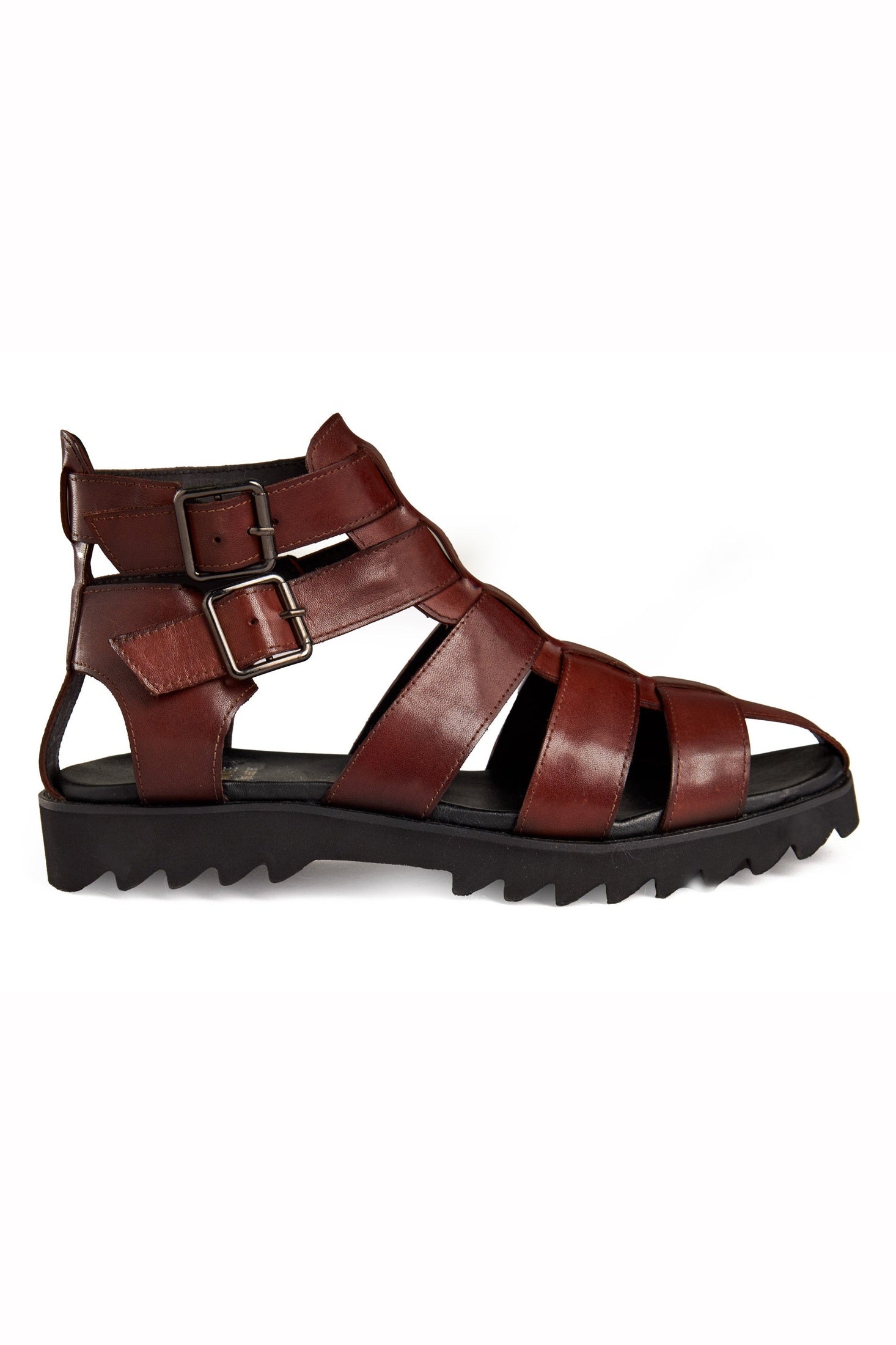 TAN STRAP SANDALS XPOSED London