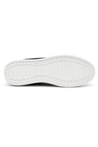 Men’s Black Faux Leather Slip-On Trainers Sartorial Shoes