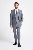 Cavani Bond Puppy Tooth Men’s Wool Blend Tailored Fit Blazer CAVANI